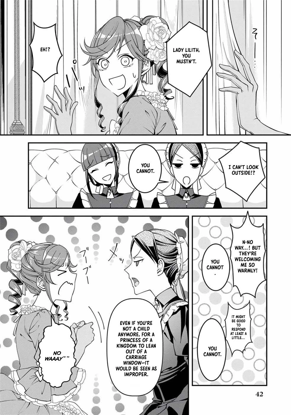 Crimson Shinigami suffered from sleeping princess Chapter 3 Page 6